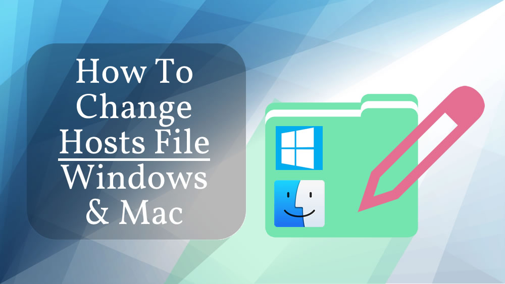 How to change hosts file